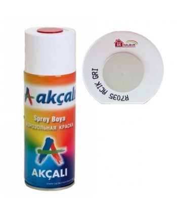 Akçalı Sprey Boya 400 ml 7035 Açık Gri