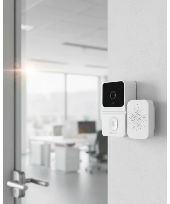 Akıllı Ev Uyumlu Kapı Zili 800mAh Bataryalı Gece Görüşlü