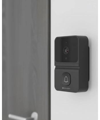 Akıllı Kapı Zili Kamera Gece Görüşlü Çift Yönlü Sesli WiFi