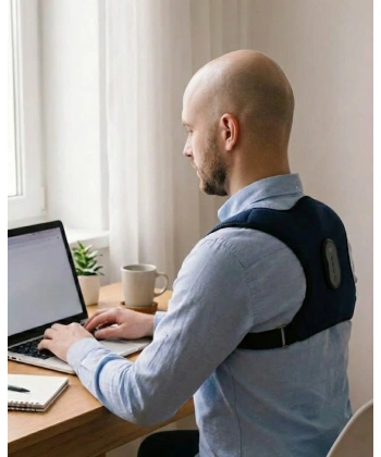 Akıllı Postür Düzeltici Masaj Kemeri Medikal Destekli