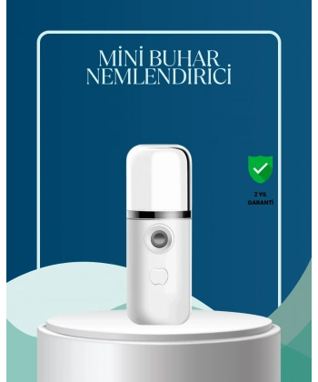 Akıllı Pro Teknolojili Şarjlı Nemlendirici – Portatif Cilt ve Hava Nemlendirici Cihaz