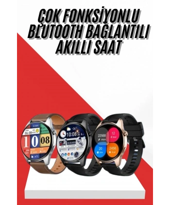 Akıllı Saat 1.5 Inç Amoled Ekran Çift Kordonlu GPS NFC Uyumlu