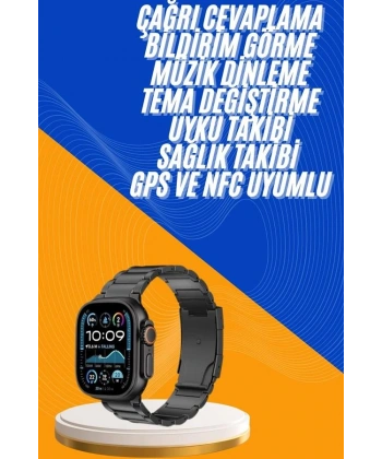 Akıllı Saat 3 Kordonlu Waterproof Adımsayar, Titreşim ve GPS Özelliği