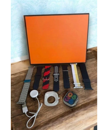 Akıllı Saat 7 Farklı Kordonlu Arama Cevaplayan Bildirim GPS Özelliği