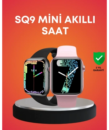 Akıllı Saat AMOLED Dokunmatik Ekran Nabız Uyku ve Adım Takibi