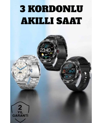 Akıllı Saat Arama Cevaplayan Titreşim Özelliğiyle Bildirim Görebilen