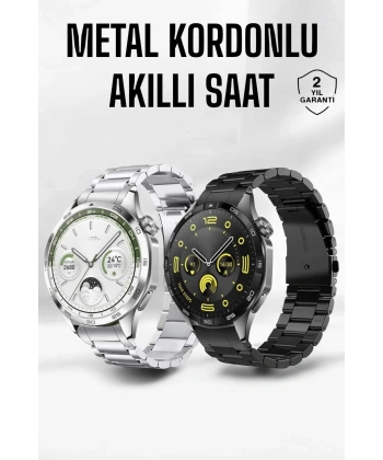 Akıllı Saat Bildirim Görme Amoled Ekran GPS Uyumlu Sesli Görüşme