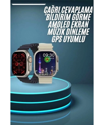 Akıllı Saat Çok Fonksiyonlu Uzun Pil Ömürlü Çağrı Cevaplayabilen Kol Saati