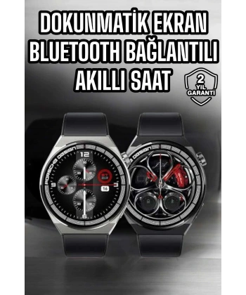 Akıllı Saat Dokunmatik Ekran Sesli Görüşme ve Bildirim Görme Sağlık Takibi