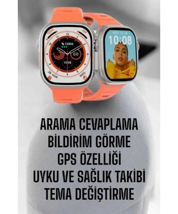 Akıllı Saat GPS, Sağlık Ve Uyku Takibi Arama Cevaplayan Bluetooth Bağlantılı