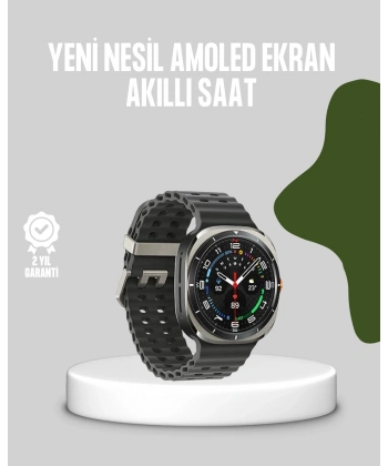 Akıllı Saat Kablosuz Şarj Arama Cevaplama ve Geniş Ekran Desteği