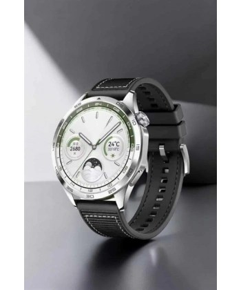 Akıllı Saat Metal Kordonlu GPS ve NFC Uyumlu Arama Cevaplayan