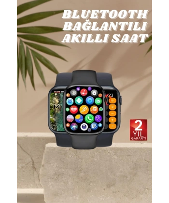 Akıllı Saat Nabız Ölçebilen Adımsayar Kalori Hesaplama Tema Değiştirme GPS Uyumlu