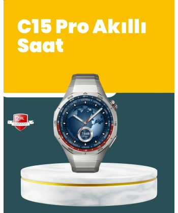 Akıllı Saat Nabız Ölçer, Adım Sayar ve Uyku Takip Özellikli