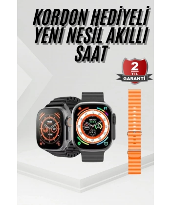 Akıllı Saat Sağlık Takibi Kalp Atışı Adımsayar Ultra Yeni Nesil nefes Egzersizi