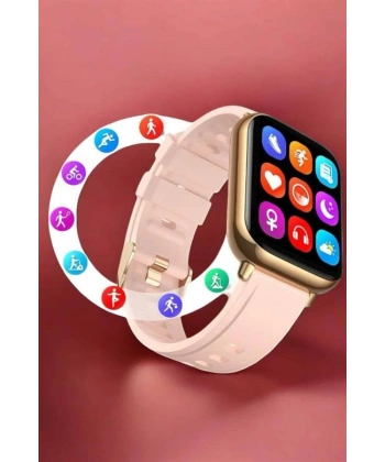 Akıllı Saat Sesli Görüşme Bildirim Görme Uyku ve Sağlık Takibi