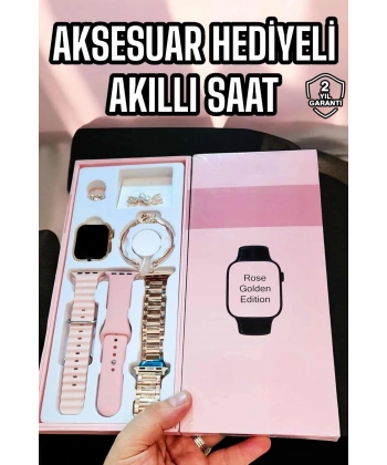 Akıllı Saat Sesli Görüşme Bildirim Görme Uyku ve Sağlık Takibi