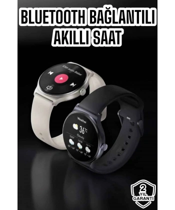 Akıllı Saat Sesli Görüşme Bluetooth Bağlantılı 3 Kordonlu