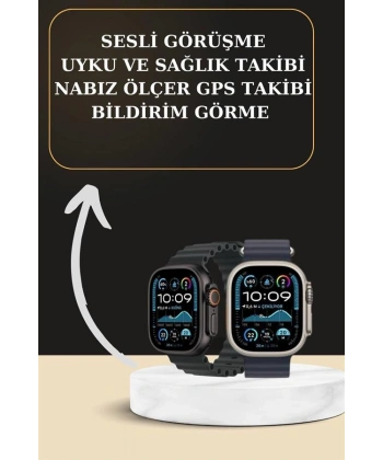 Akıllı Saat Sesli Görüşme Titreşimli GPS Bağlantısı Müzik Dinleme Sosyal Medya Bildirimleri