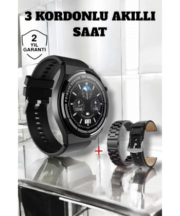 Akıllı Saat Uyku Ve Sağlık Takibi Bildirim Görme Arama Cevaplama