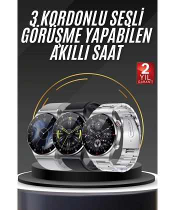 Akıllı Saat Uyku ve Sağlık Takibi NFC Uyumlu Bluetoooth Bağlantılı Android İOS Uyumlu