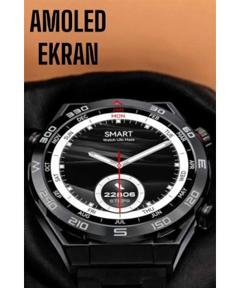 Akıllı Saat Yeni Nesil 2024 Model Metal Kordonlu Bluetooth Bağlantılı