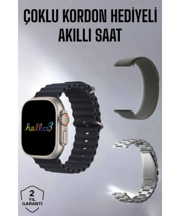 Akıllı Saat Yeni Nesil Bluetooth Bağlantılı Uyku Sağlık Takibi GPS Ve NFC Uyumlu