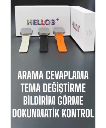 Akıllı Saat Yeni Nesil Sesli Asistan Uyku ve Sağlık Takibi Adımsayar