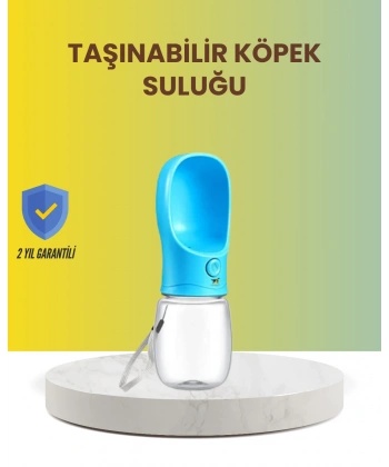Akıllı Su Akış Kontrollü Köpek Su Matara Taşınabilir Gezdirme Şişesi