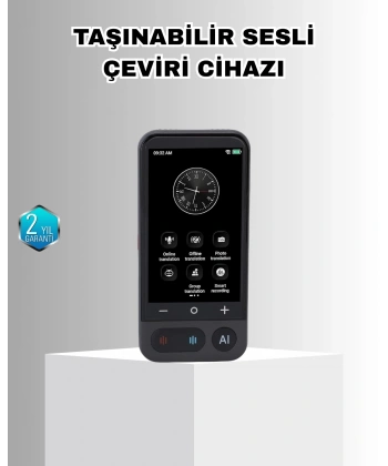 Akıllı Taşınabilir Tercüman – 17 Çevrimdışı, 139 Çevrimiçi Dil Desteği