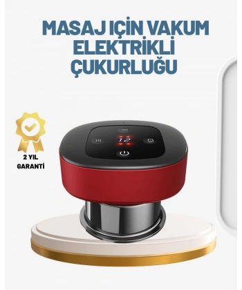 Akıllı Vakumlu Kupa Masaj Cihazı Ağrı Giderici ve Rahatlatıcı Terapi