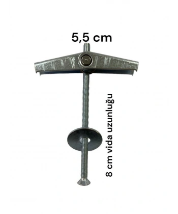 Alçıpan Askı Dübel Yaylı 12X80 5 Adet