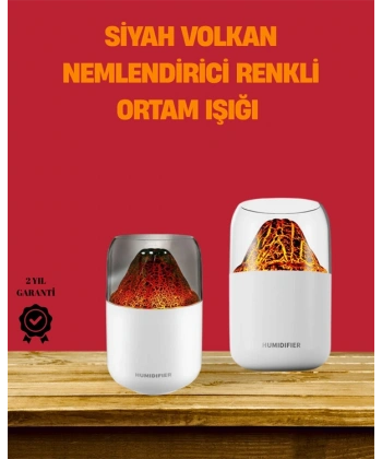 Alev Efektli Ultrasonik Difüzör – Sessiz Çalışma