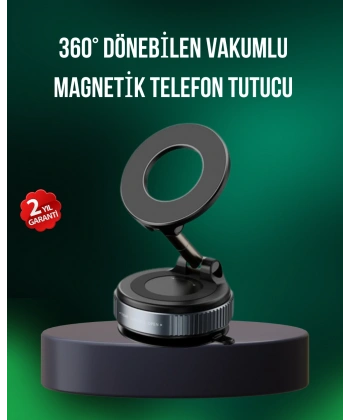 Alüminyum Gövdeli Manyetik Araç İçi Telefon Tutucu
