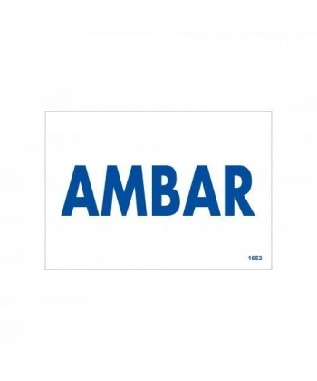 Amabar Uyarı Levhası 17,5x25 KOD:1652