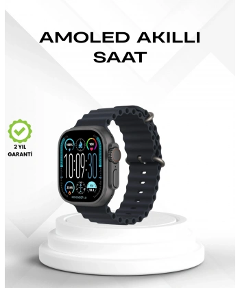 AMOLED Akıllı Saat Bluetooth Arama Su Geçirmez