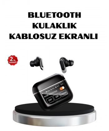 ANC Teknolojili Kablosuz Bluetooth Kulaklık – Dokunmatik, Dijital Göstergeli, Yüksek Ses Kalitesi