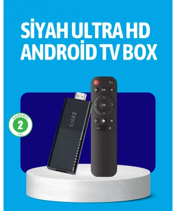 Android TV Stick 2GB RAM 16GB Depolama Kapasiteli