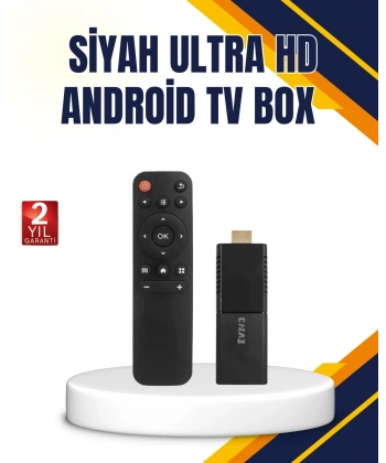 Android TV Stick 4K Ultra HD Görüntü Destekli