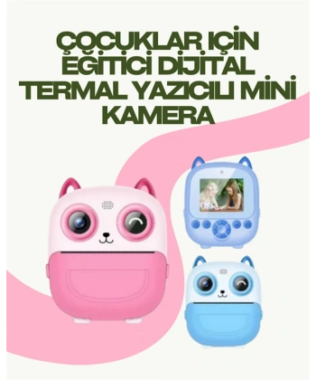 Anında Yazdıran Kamera – Çocuklara Uygun, Hafif ve Renkli