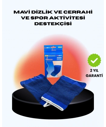 Anti-Slip Diz Bandajı Sporcu Desteklikli Koruyucu Model