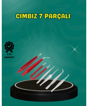 Antistatik 7’li Hassas Cımbız Takımı Manyetik Olmayan Uçlu