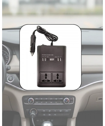 Araç Elektrik Dönüştürücü Çoklu USB Çıkışlı 150W İnvertör
