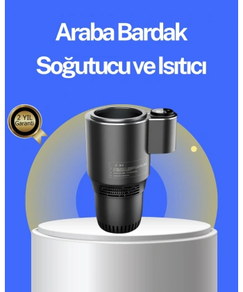 Araç İçi Isıtıcı Soğutucu Bardaklık 60°C Isıtma -4°C Soğutma