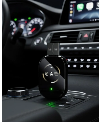 Araç İçi Kablosuz CarPlay Android Auto AirPlay Adaptörü