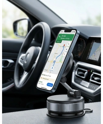 Araç İçi Manyetik Telefon Tutucu Katlanabilir Navigasyon Standı