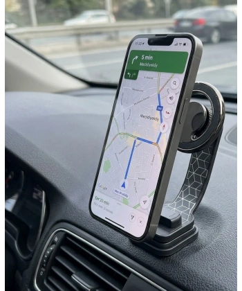 Araç İçi Manyetik Telefon Tutucu Katlanabilir Navigasyon Standı