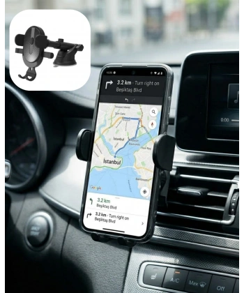Araç Konsol Telefon Tutucu Ayarlanabilir Telefon Standı