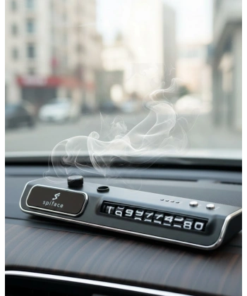 Araç Ön Cam Nemlendirici Telefon Numarası Gösterme Aparatı LED Işıklı