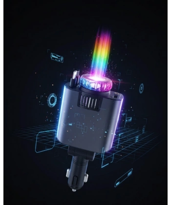 Araç Şarj Aleti Yıldız Tavan Işıklı Hava Nemlendirici Aroma Aparatı